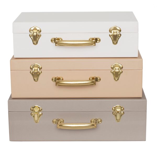 JABADABADO Koffer Set A3220 beige 3 Stück