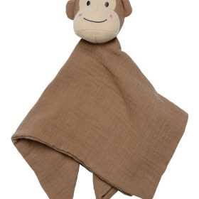 JABADABADO Schmusedecke Affe 39x39cm K139 braun
