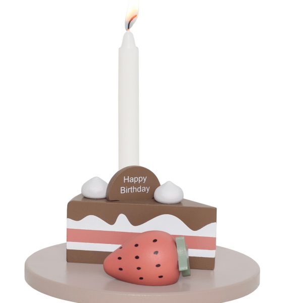 JABADABADO Geburtstagsdekoration 15x15cm T298 Kuchenstück