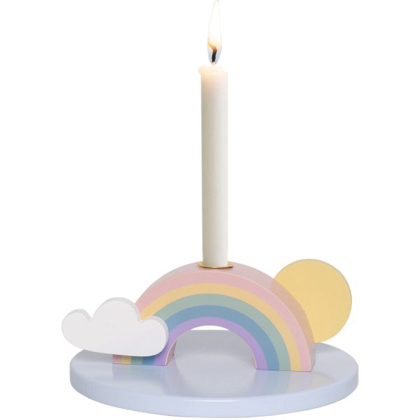 JABADABADO Geburtstagsdekoration 15x15cm T328 Regenbogen