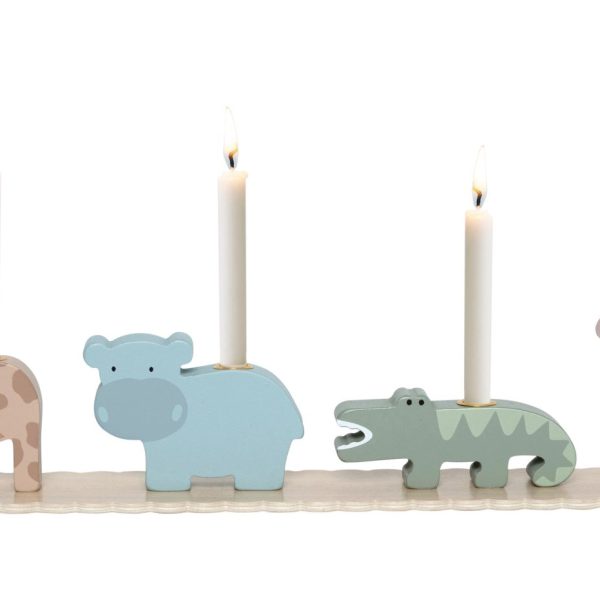 JABADABADO Geburtstagsdekoration 63cm T331 Safarizug, Zahlen 0-9