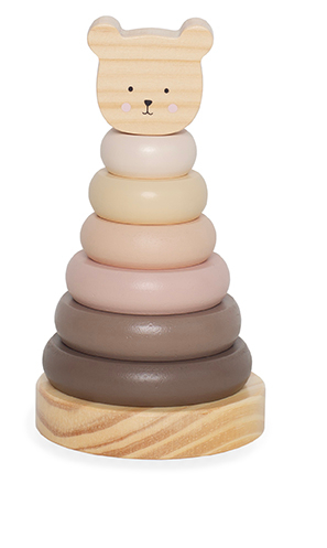 JABADABADO Stapelturm Nature Line 10cm W7244 Teddy