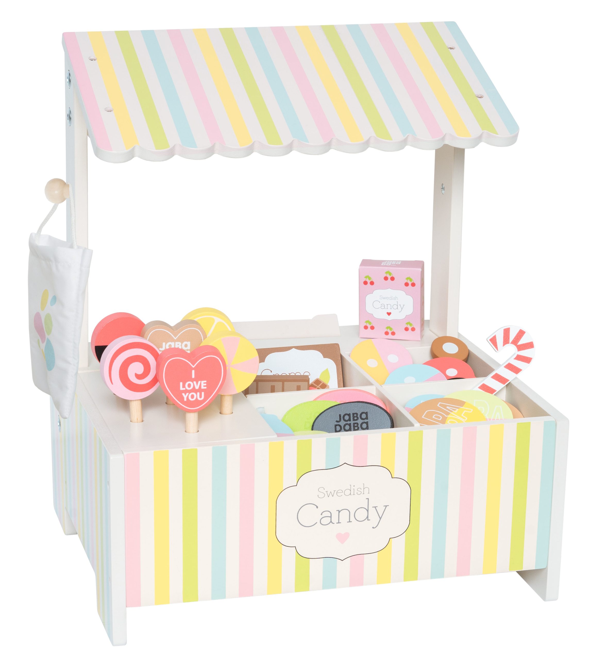JABADABADO-W7290-7332599072902 JABADABADO Marktstand mini 31x25x36cm W7290 Swedish candy – Hochwertig & günstig bei ShopDeca