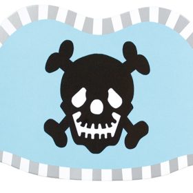 JABADABADO Piratenhut 8 Stück Z17189 schwarz