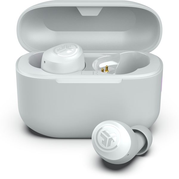 JLAB Go Pop+ Earbuds IEUEBGAIRPOPRWHT124 True Wireless, White