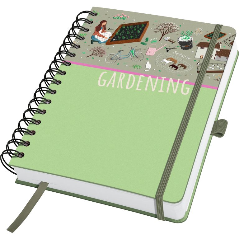 JOLIE Spiral-Notizbuch A5 JN654 Garden Love blanko 240 S.