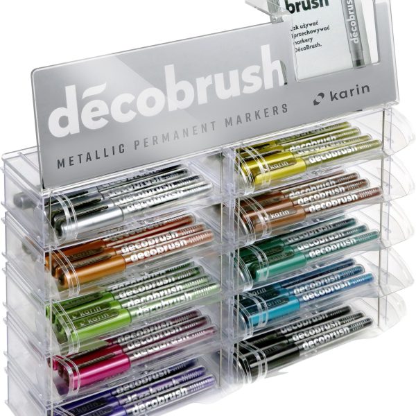 KARIN Deco Brush Metallic 28Z2 Display 120 Stück