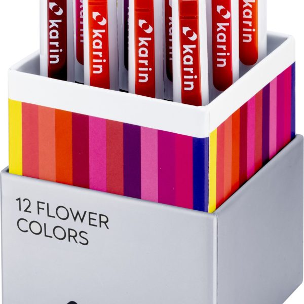 KARIN Real Brush Pen Pro 0.4mm 31C4 Flower colours 12 Stück