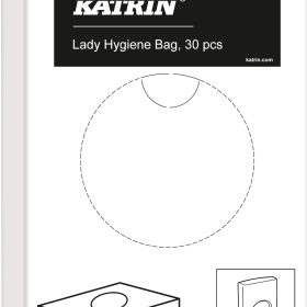 KATRIN Hygienebeutel 9.5x3.2x13.5cm 547613 weiss, PE 30 Stück