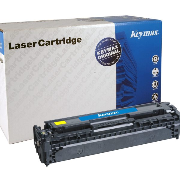 KEYMAX RMC-Toner-Modul yellow CB542AKEY zu HP CLJ CP1210 1400 Seiten