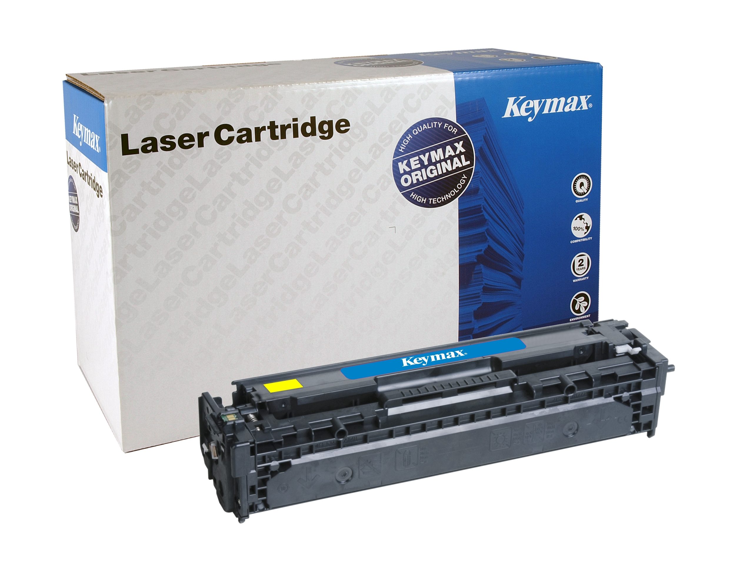 KEYMAX-CB542AKEY-4016807083586 KEYMAX RMC-Toner-Modul yellow CB542AKEY zu HP CLJ CP1210 1400 Seiten – Hochwertig & günstig bei ShopDeca
