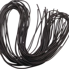 KNORR PRANDELL Lederriemen 1mx2mm 2359618 schwarz 2 Stück