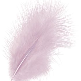 KNORR PRANDELL Marabufedern 10cm 6619215 zartrosa 15 Stück