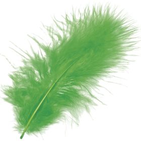 KNORR PRANDELL Marabufedern 10cm 6619440 grün 15 Stück