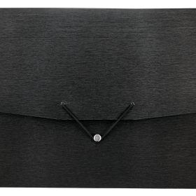 KOLMA Fächermappe LineaVerde A4 11.024.06 schwarz, 12 Tabs,PP,Sand,rec.