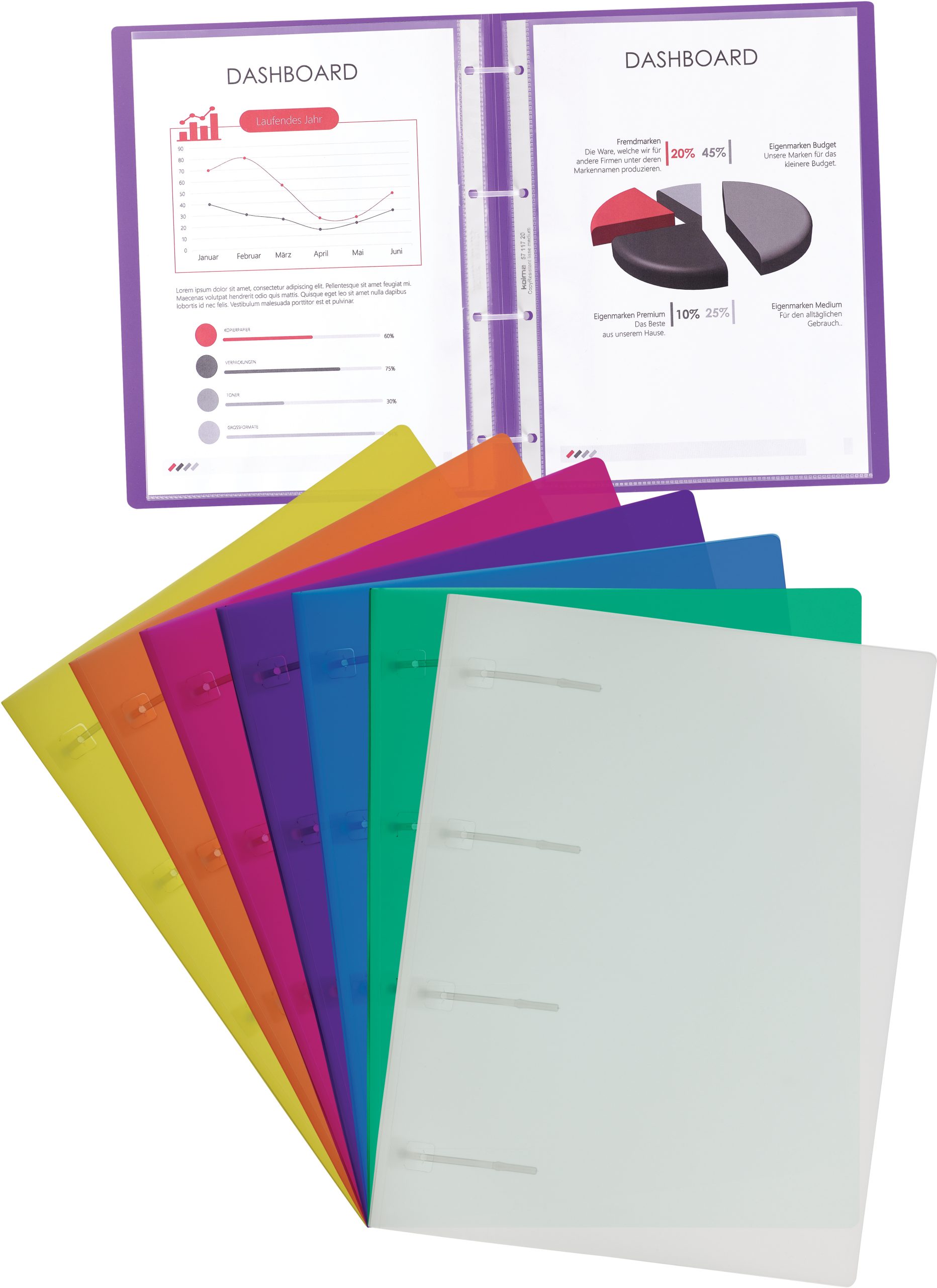 KOLMA-11.025.33-7611967112786 KOLMA Schnellhefter Easy A4 11.025.33 berry – Hochwertig & günstig bei ShopDeca