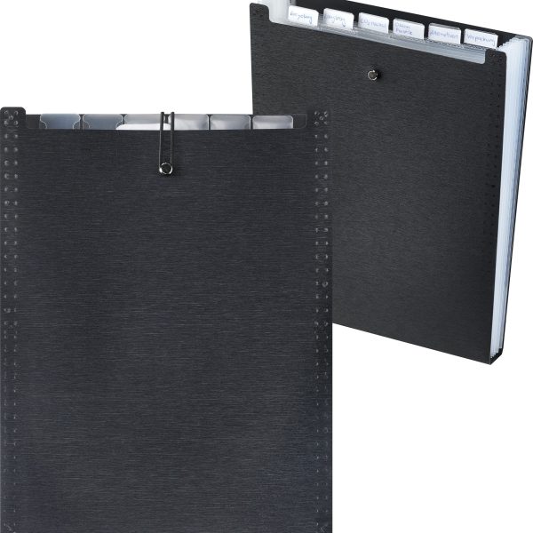 KOLMA Fächermappe LineaVerde A4 11.035.06 schwarz 7 Fächer