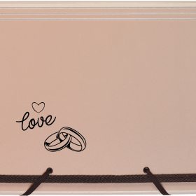 KOLMA Fächermappe Wedding A4 11.134.08 roségold,love