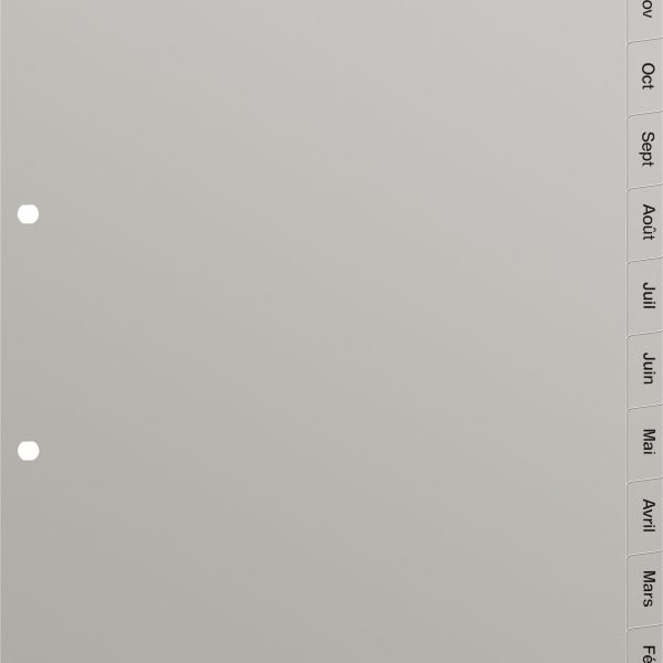 KOLMA Register KolmaFlex A4 18.122.03 grau Déc-Jan FR