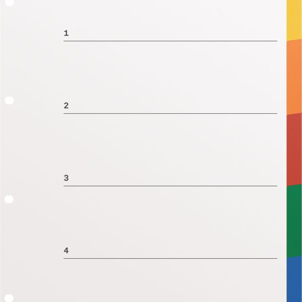 KOLMA Register KolmaFlex A4+ 18.407.20 mehrfarbig 5-teilig