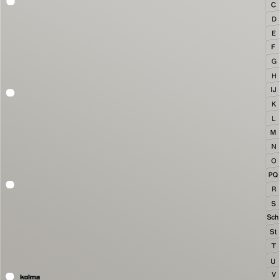 KOLMA Register KolmaFlex A4+ 18.424.03 grau A-Z 24-teilig