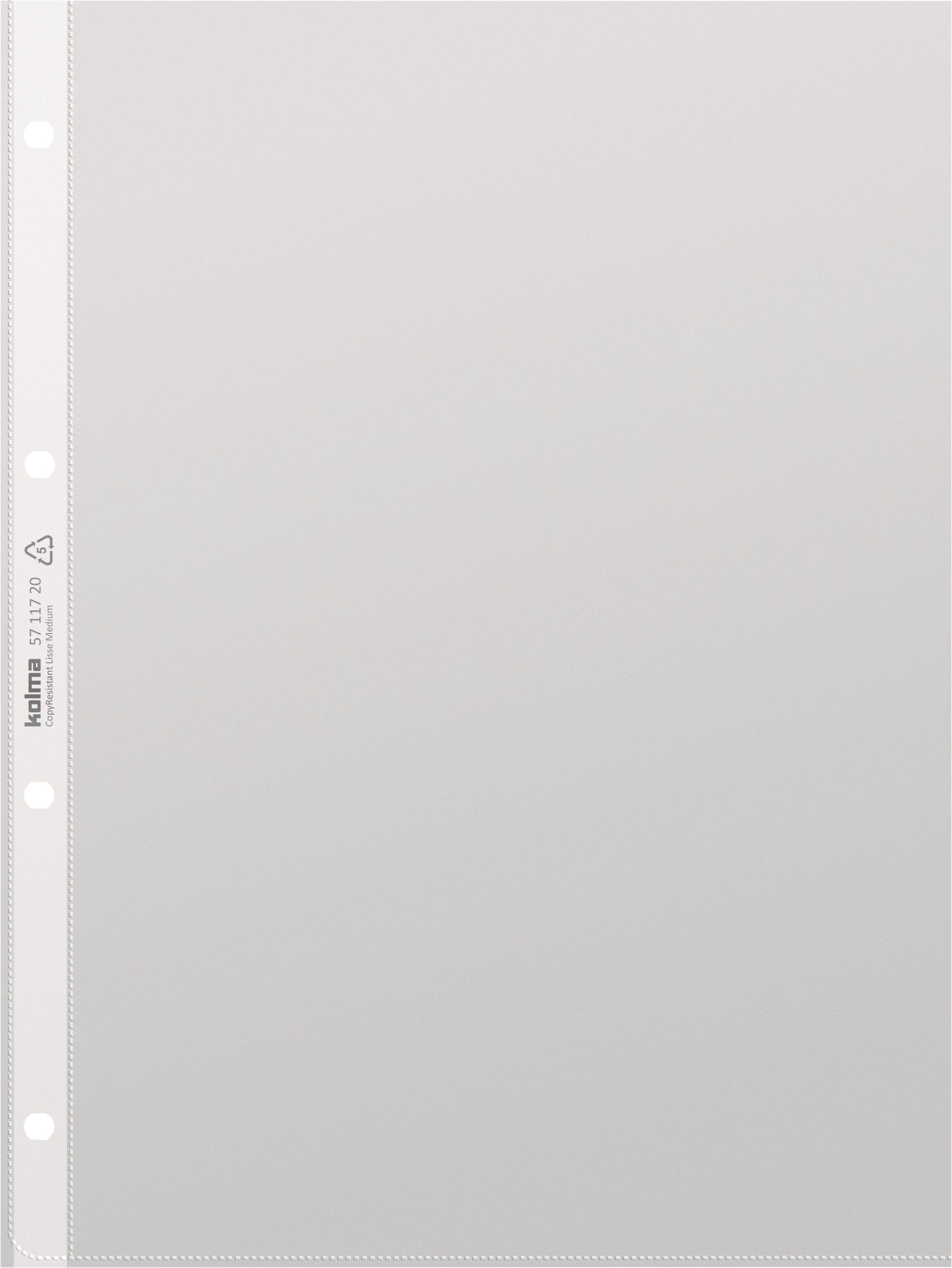 KOLMA-57.117.20-7611967570098 KOLMA Zeigetasche Copyresistant A4 57.117.20 transp., lisse 100 Stück – Hochwertig & günstig bei ShopDeca