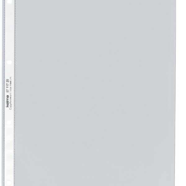 KOLMA Zeigetaschen Copyresistant A4 57.617.20 transp., lisse med. 10 Stück