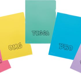 KOLMA Sichtmappe Fashion Slang 59.901.19 A4 assortiert 10 Stück