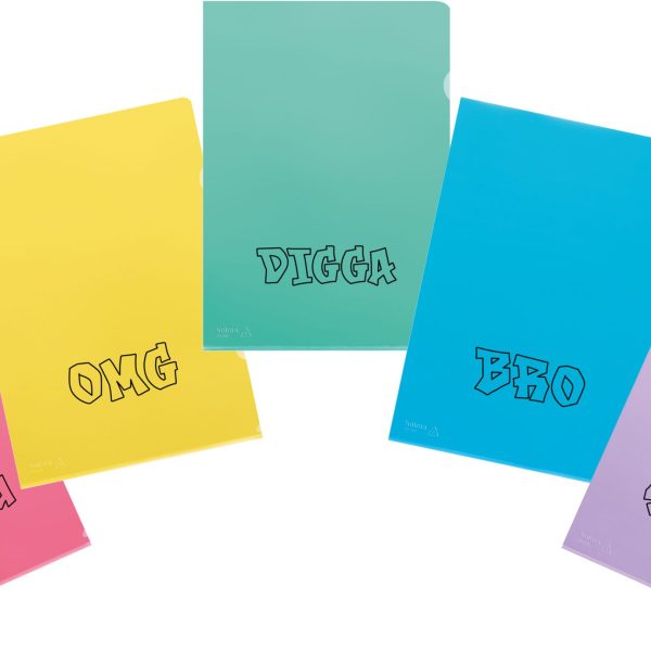 KOLMA Sichtmappe Fashion Slang 59.901.19 A4 assortiert 10 Stück