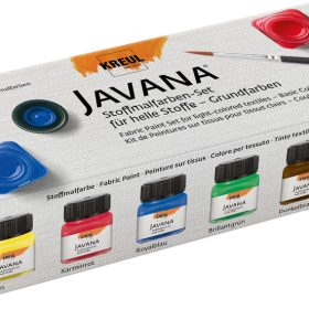 KREUL Stoffmalfarben TEX Sunny 90600 Basic Set 6x20ml