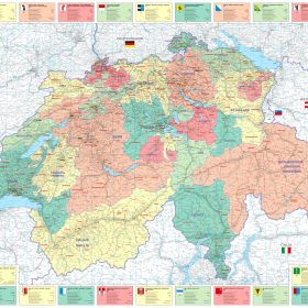 KÜMMERLY+FREY Plano Büro/Organisation CH 325990105 139x100cm 1:275'000