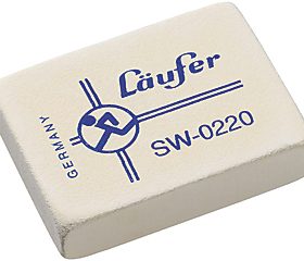 LÄUFER Zeichen-Radierer 02200 48×36×10mm