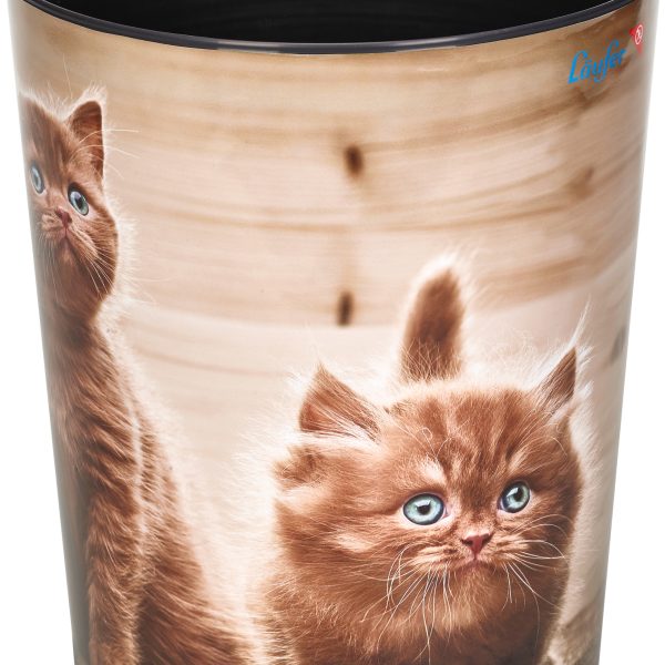 LÄUFER Papierkorb 26661 Neugierige Kätzchen 13lt