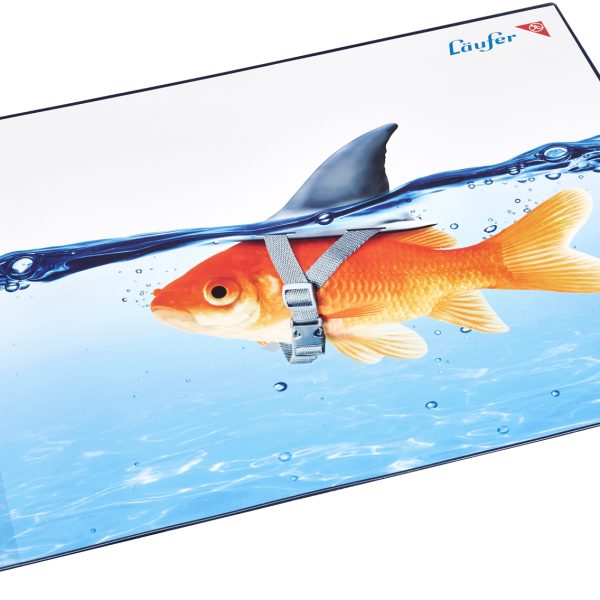LÄUFER Schreibunterlage 46649 Goldhai 53x40cm