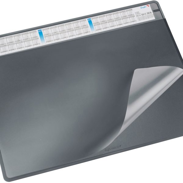 LÄUFER Schreibunterlage 65x50cm 47656 Durella SOFT schwarz