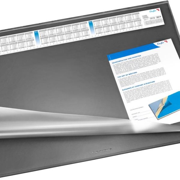 LÄUFER Schreibunterlage 65x52cm 49646 SYNTHOS, Vollsichtauf. schwarz