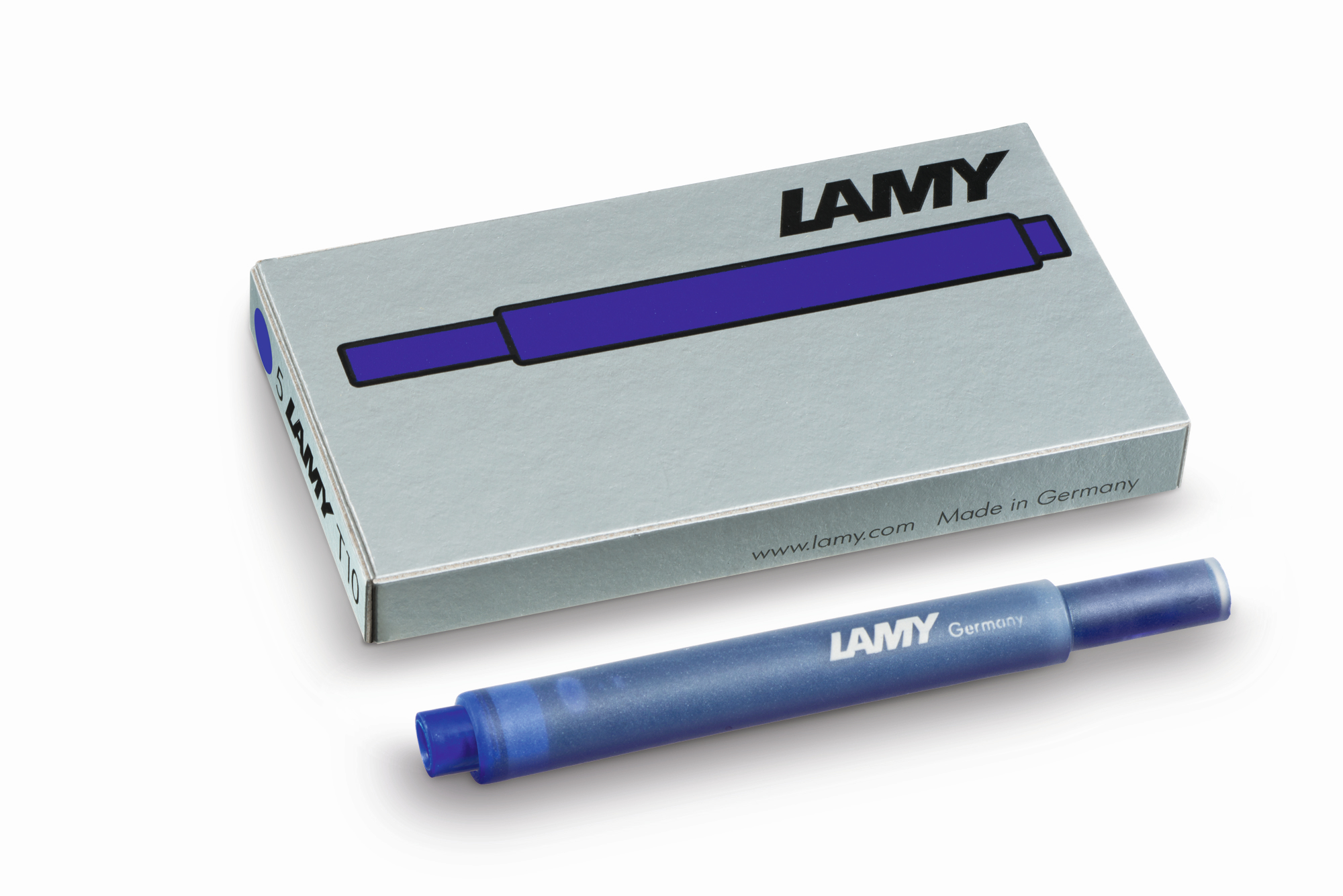 LAMY-1202077-4014519020776 LAMY Tintenpatrone T 10 1202077 blau 5 Stück – Hochwertig & günstig bei ShopDeca