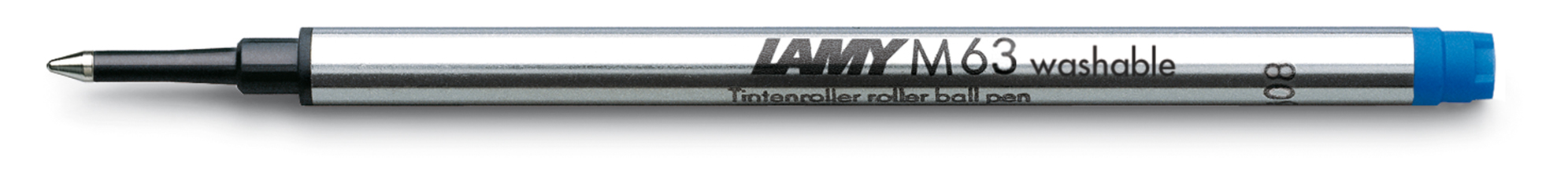 LAMY-1218560-4014519185604 LAMY Tintenrollermine M 63 M 1218560 blau, löschbar – Bild 1