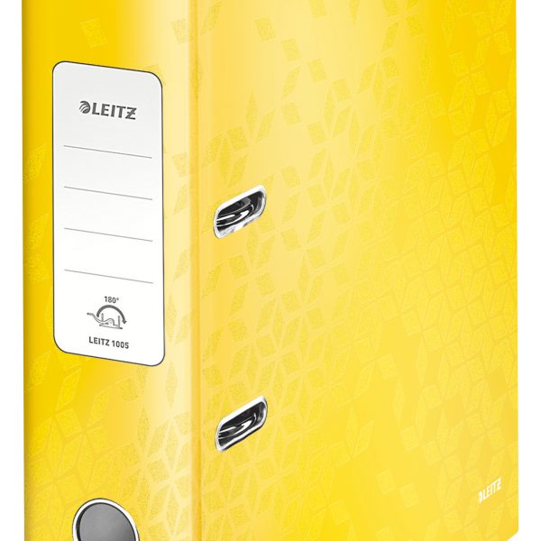 LEITZ Ordner WOW 180° 8cm 1005-00-16 gelb A4