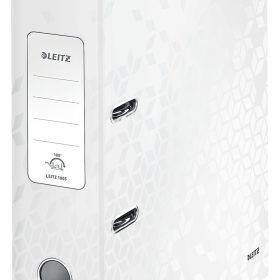 LEITZ Ordner WOW 180° 8cm 10050001 perl weiss A4