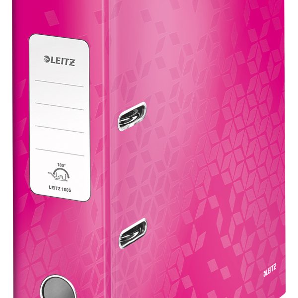 LEITZ Ordner WOW 180° 8cm 10050023 pink A4