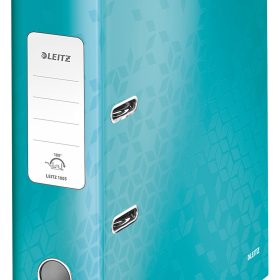 LEITZ Ordner WOW 180° 8cm 10050051 eisblau A4