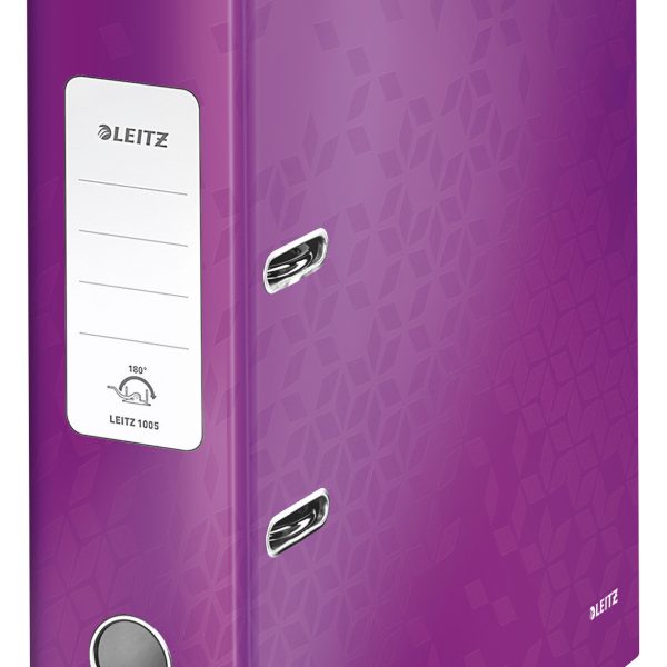 LEITZ Ordner WOW 180° 8cm 10050062 violett A4
