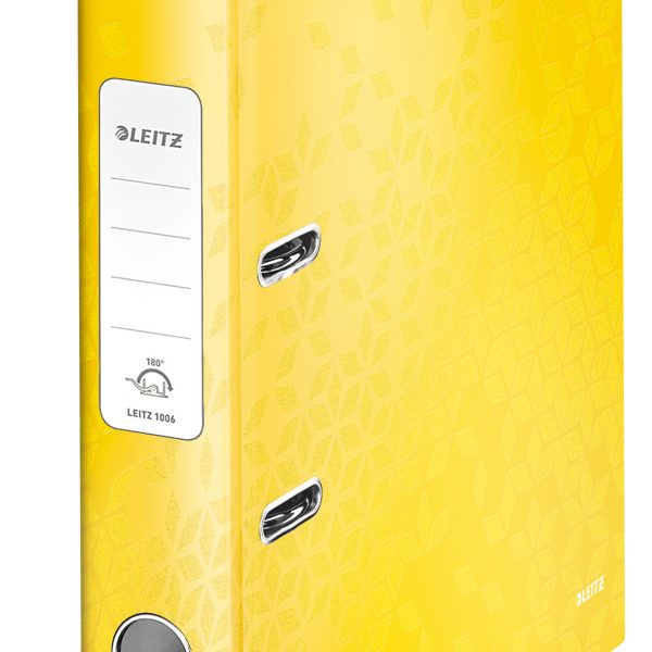 LEITZ Ordner WOW 180° 5.2cm 1006-00-16 gelb A4