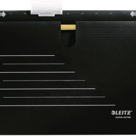 LEITZ Hängemappe Alpha A4 19243095 schwarz 5 Stück