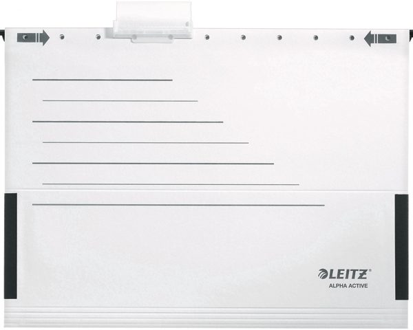 LEITZ Hängemappe Alpha A4 19263001 weiss 5 Stück