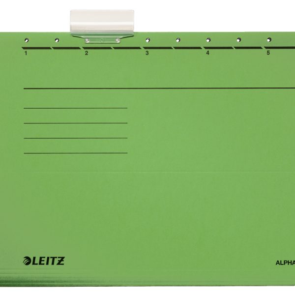 LEITZ Hängemappe Alpha A4 19853055 grün 5 Stück