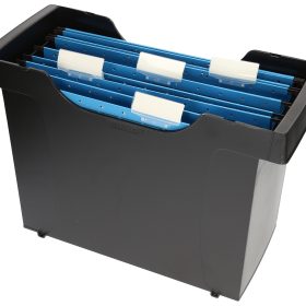 LEITZ Hängemappenbox 1993-03-95 incl. 5 Hängemappen schwarz