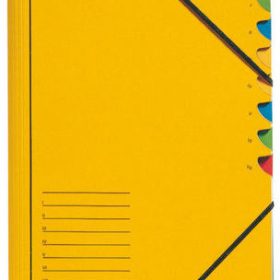 LEITZ Ordnungsmappe A4 39070015 gelb 7 Fächer