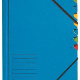 LEITZ Ordnungsmappe A4 39070035 blau 7 Fächer